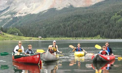 Canoeing with Kids in Telluride