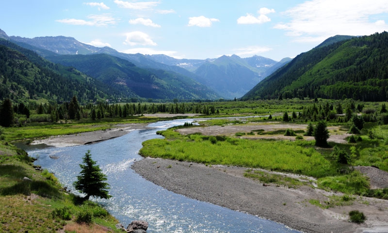 San Miguel River in Telluride Colorado