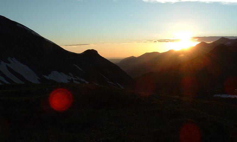 Tomboy Sunset Imogene Pass Telluride Colorado Scenic Drive Off Road
