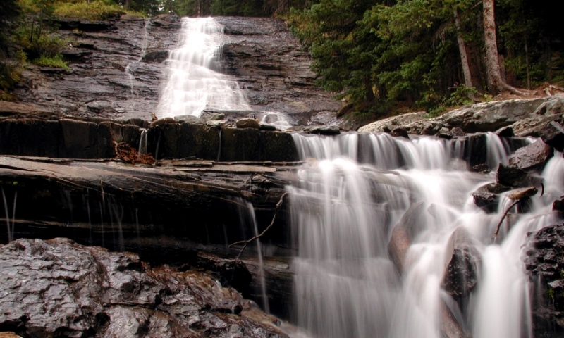 Waterfall along Imogene Pass